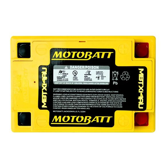 MOTOBATT Motobatt MBTX14AU (YTX/YB14)