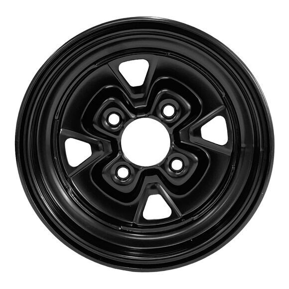 MOOSE ATV Stålfälg 12x7 4/110 2+5 Svart