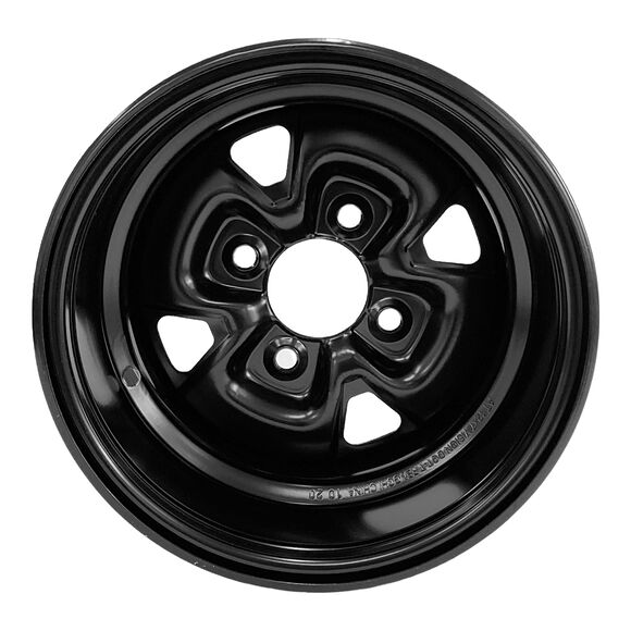 MOOSE ATV Stålfälg 12x7 4/110 2+5 Svart