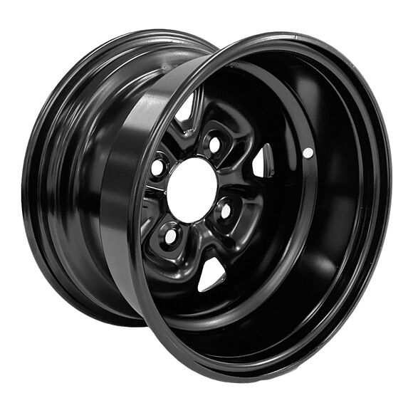 MOOSE ATV Stålfälg 12x7 4/110 2+5 Svart