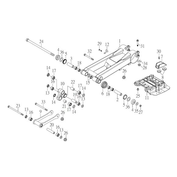 SMC Nållager Svingen SMC 500 / 520