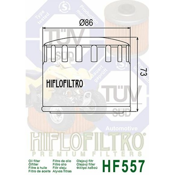 HIFLO Oljefilter HF557