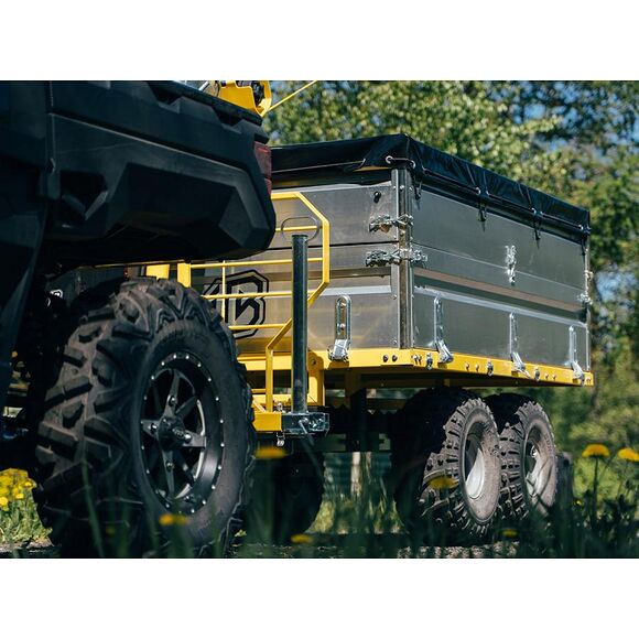 Iron Baltic (IB) PVC Kapell IB Flakvagn Boggie 1200 Högbyggd