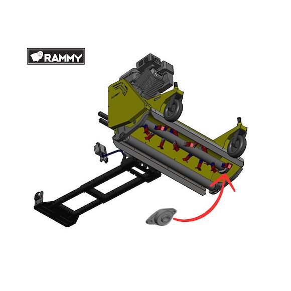 RAMMY Lagerhus Drivande vals Rammy Brushcutter/Lawnmower