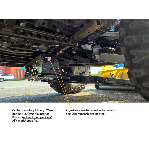 RAMMY Rammy ATV Gräsklippare 115cm Briggs & Stratton Motor -RAMMY PROFESSIONAL SERIES