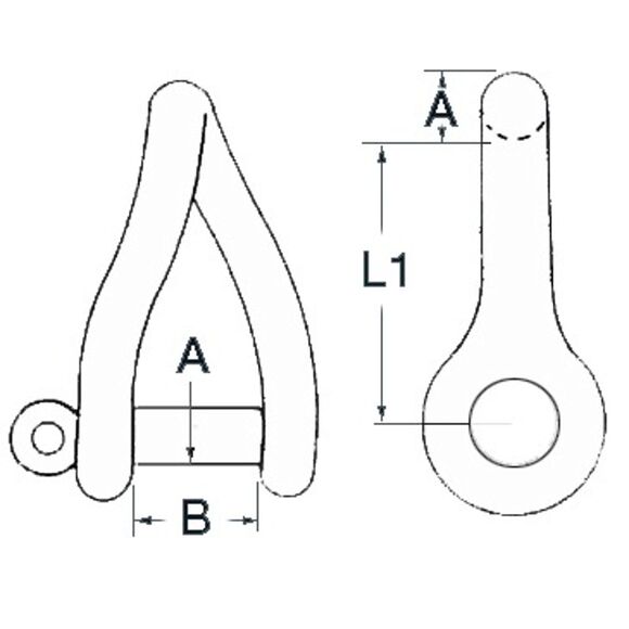 ATV-PRO Schackel Snökedja Snurrad 6mm