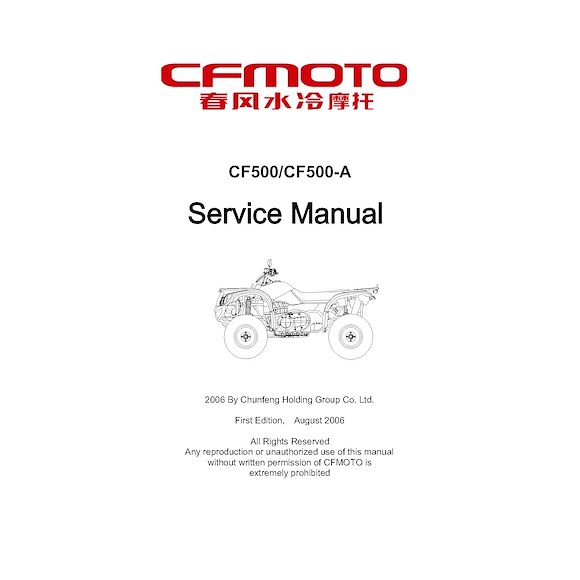 CF MOTO Servicemanual CF Moto / Allroad 500