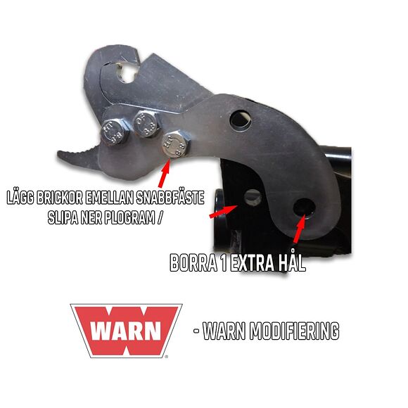 BRONCO Snabbfäste För Plogram