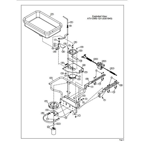 MOOSE Moose Spridare ATV 60L