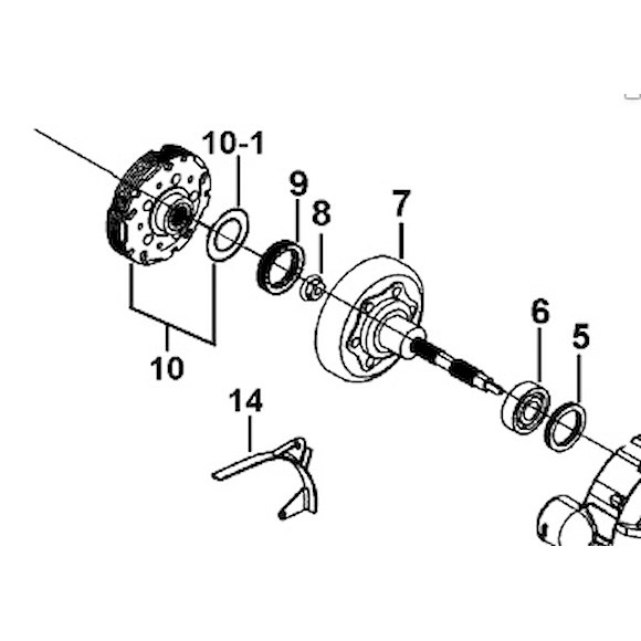 TGB Packbox Kopplingsklocka TGB ATV