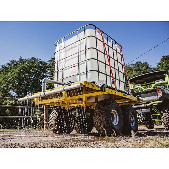 Iron Baltic (IB) Timmerbankar/IBC Tank Fäste IB Flakvagn Boggie 1200 Högbyggd