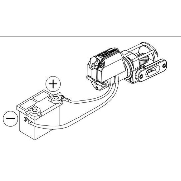 WARN WARN DC 2000 WORKS UTILITY VINSCH 12V