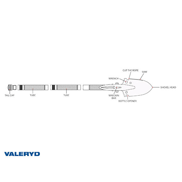 VALERYD Multispade Grim 4-i-1