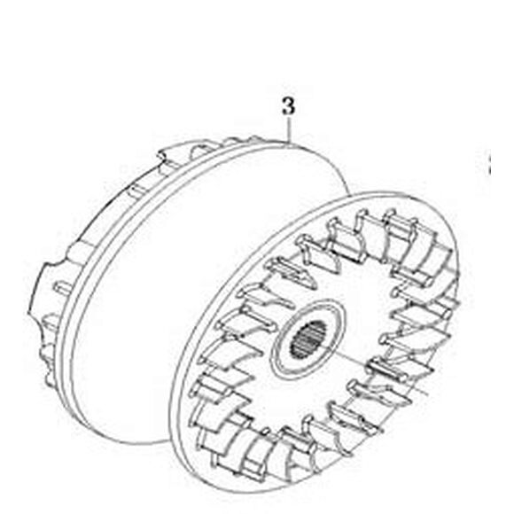 CF MOTO Primärvariator Komplett CF Moto/Goes 500/600