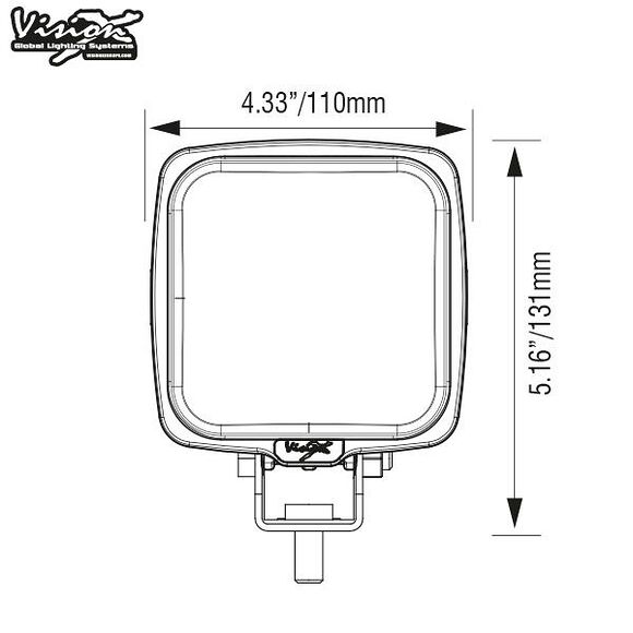VISION X Vision X VL Series 20W / 2295 Lumen Flood Arbetsljus