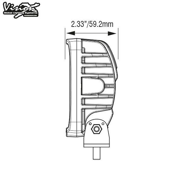 VISION X Vision X VL Series 20W / 2295 Lumen Flood Arbetsljus
