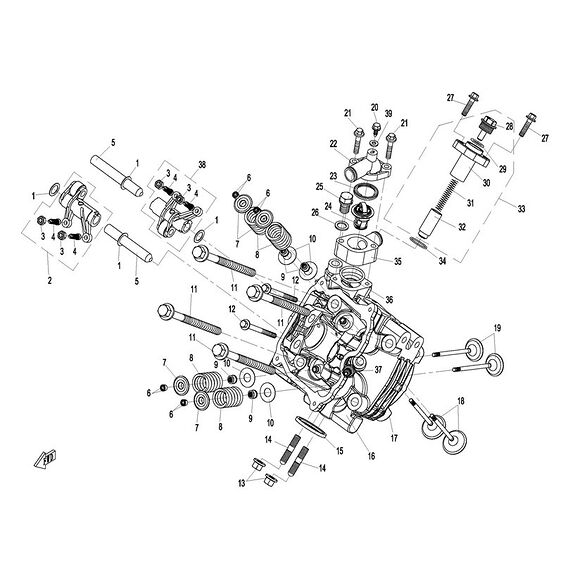 CF MOTO O-Ring kamkedjespännare CF Moto C Force 800
