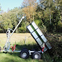 BRONCO ATV Multivagn med Kran och Elvinsch