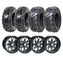 ATV-PRO ATV Hjul Polaris P373 MudTrail 25x12 Aluminium