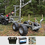 ATV-PRO ATV Timmervagn med Kran och Elvinsch