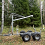 ATV-PRO ATV Timmervagn Med Kran