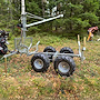 ATV-PRO ATV Vagn med Flak & Kran