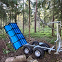 ATV-PRO ATV Vagn med Flak & Kran