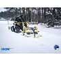 Iron Baltic (IB) ATV/UTV Snövält med Skatedyna 145