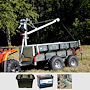 BRONCO ATV Multivagn med Kran, Elvinsch & Fritidsbatteri