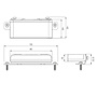 HBA Led Arbetsbelysning Slim 34W / 2900 Lumen