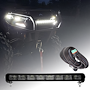 HBA Ledramp 15 Tums 80W / 7360 Lumen med Kablage
