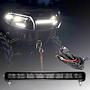 HBA Ledramp 15 Tums 80W / 7360 Lumen med Kablage