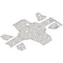 Iron Baltic (IB) Hasplåt CF Moto C4/C5 Short Aluminium